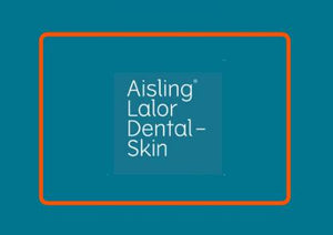 Aisling Lalor Dental-Skin teal brand name.